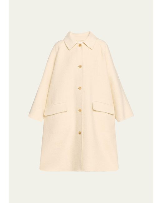 The Row Natural Garth Wide Trench Coat
