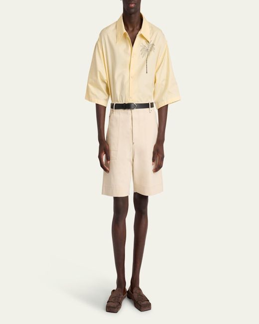 Jacquemus Natural Le Short De-Nimes Bermuda Shorts for men