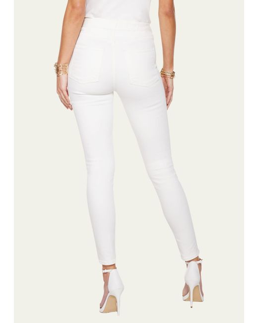 Ramy Brook White Helena Skinny Jeans