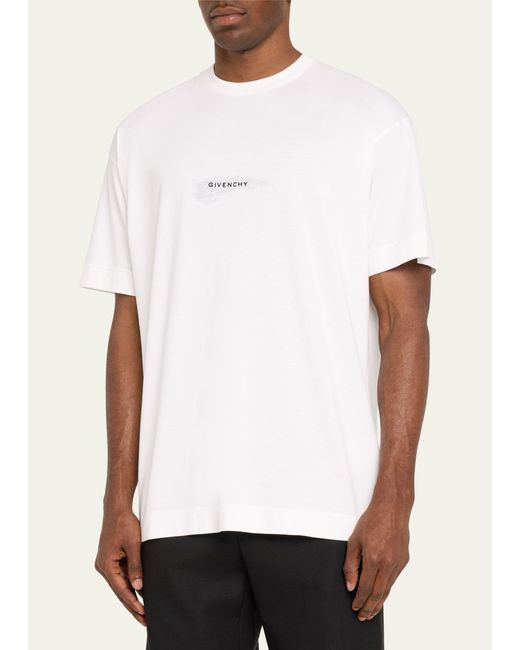 Givenchy Natural Wing Logo Short-sleeve Cotton T-shirt for men