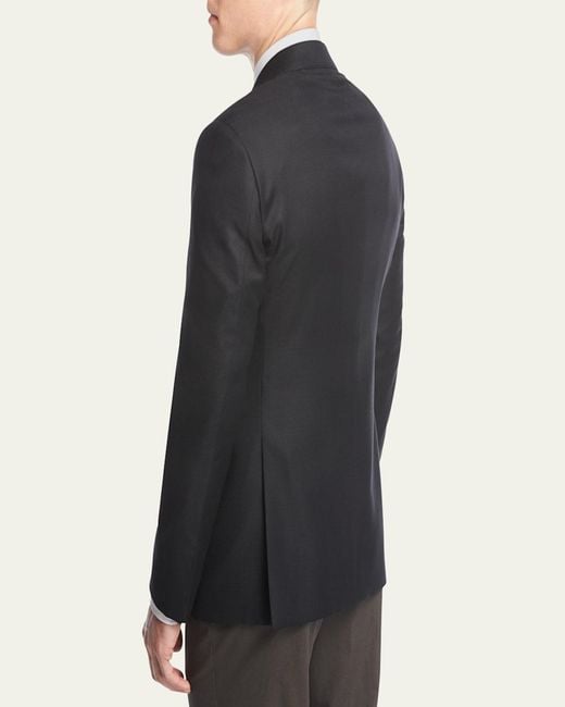 Giorgio Armani Black Soft Basic Two-Button Sport Coat for men