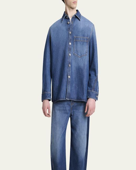 Givenchy Blue Denim Overshirt for men