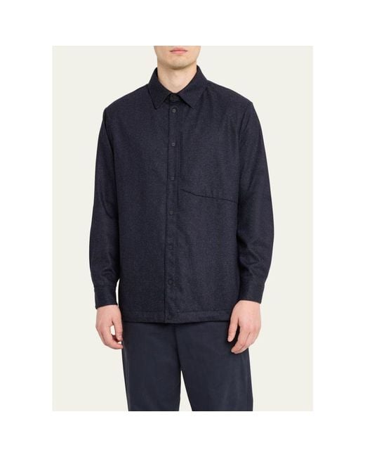 Sease Blue New Gate Drawstring Shirt for men