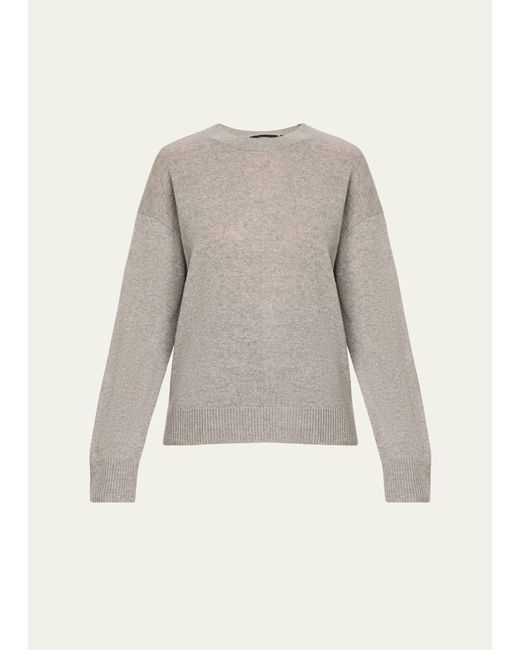 Theory Natural Easy Cashmere Crewneck Sweater