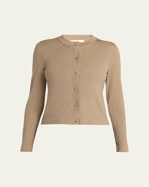 The Row Natural Iyona Wool Cardigan