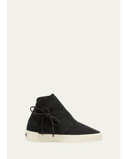 Fear Of God Black Moc Suede Mid-top Sneakers for men