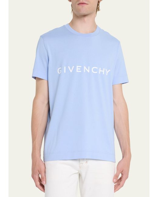 Givenchy Men's Basic Logo Crew T-Shirt - Bergdorf Goodman