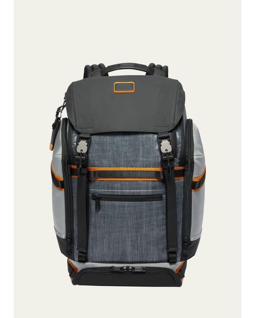 Tumi Black Expedition Flap Backpack