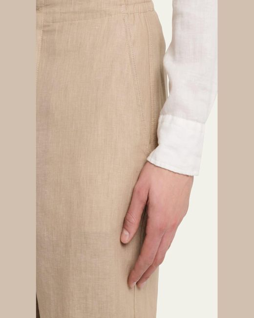 Loro Piana Natural Nolan Stretch Bermuda Shorts for men