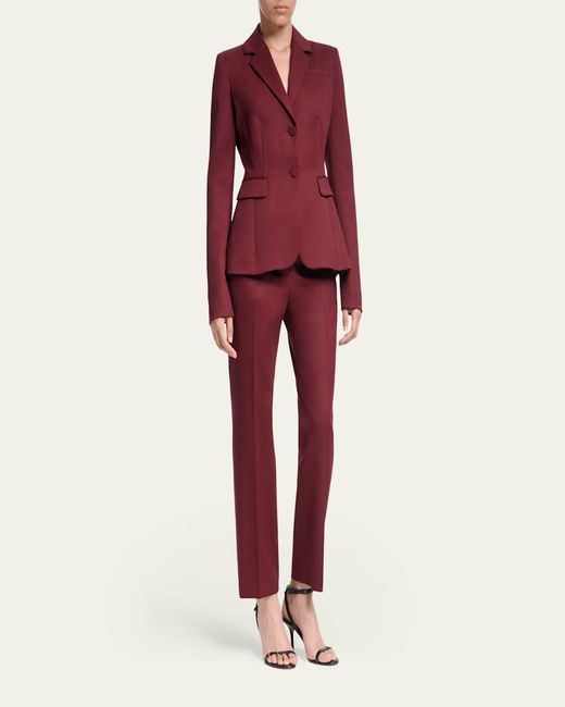 Altuzarra Purple Fenice Single-Breasted Jacket
