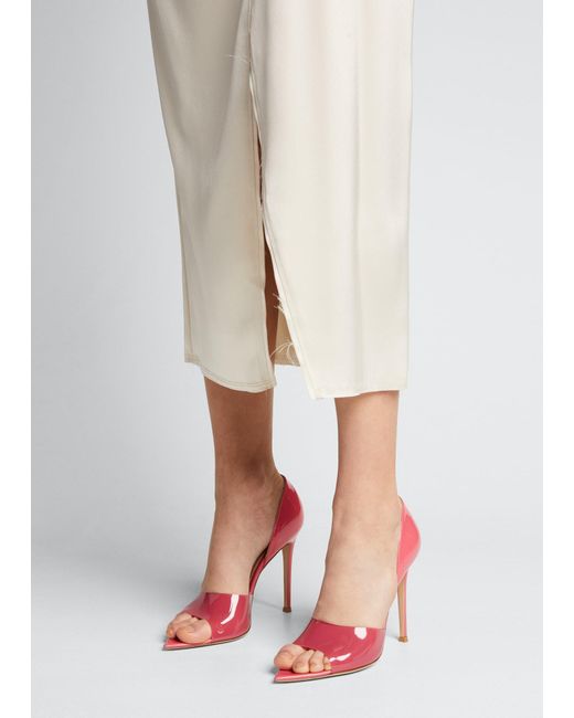 Gianvito Rossi Bree 105mm Pexi Peep toe D orsay High heel Sandals