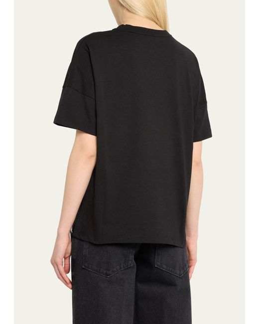 Loewe Black Short-sleeve Cotton T-shirt