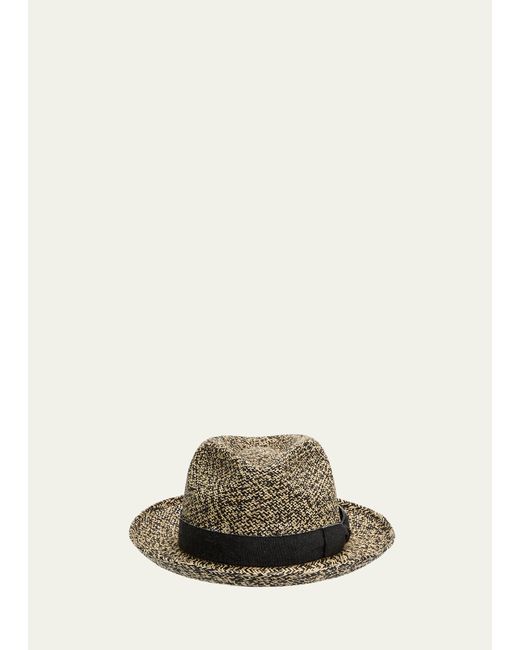 Inverni Natural Straw Panama Hat for men