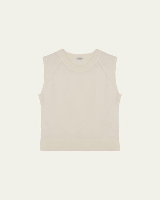 Jonathan Simkhai Natural Hanson Cashmere Vest