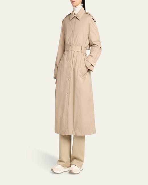 Moncler Natural Yevre Trench Coat