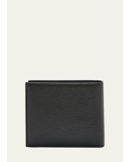 Balenciaga Black Monaco Bb-logo Lambskin Bifold Wallet for men