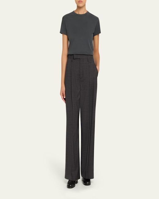 Officine Generale Black Lara Short-Sleeve Tee