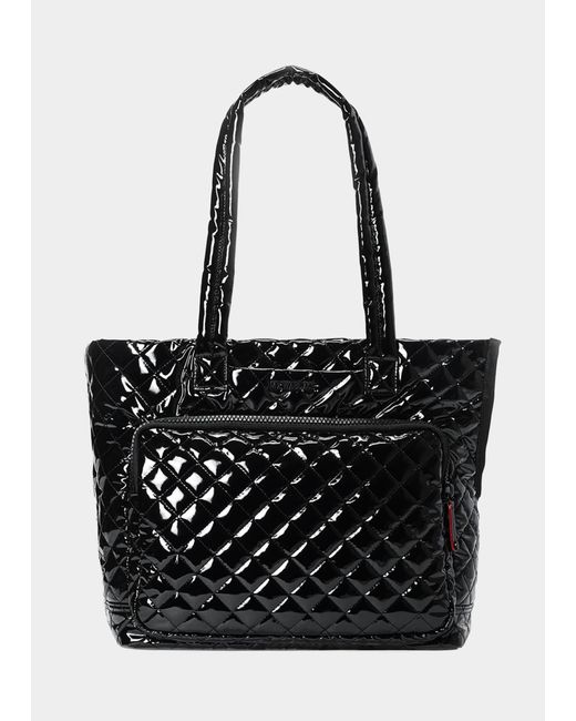 MZ Wallace Black Metro Quilted Nylon Dog Carrier Bag