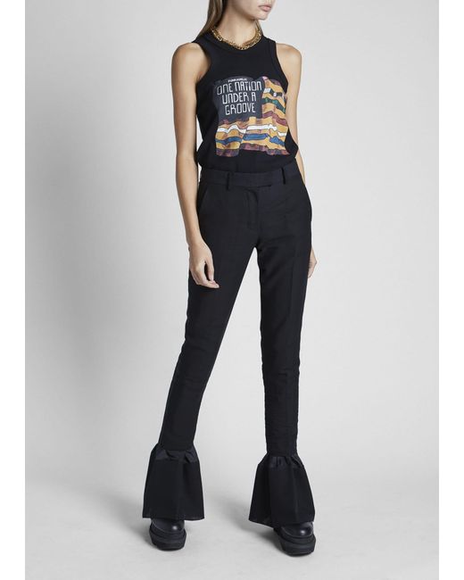 cotton bell bottom pants