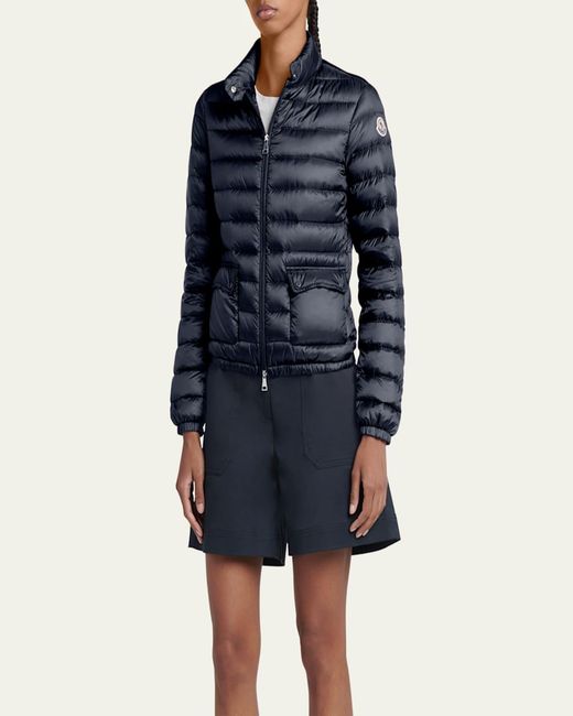 Moncler Pink Lans Short Down Jacket