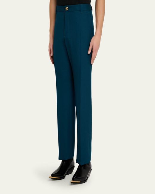 Versace Blue Wool Jogger Pants for men