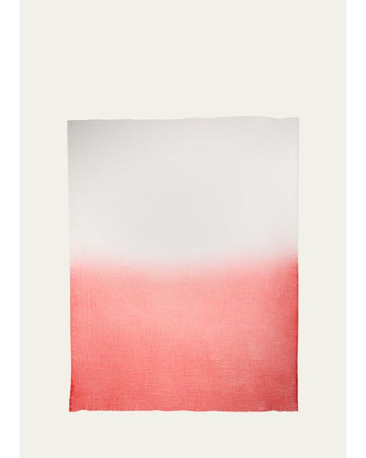 The Row Pink Anju Ombre Cashmere Scarf