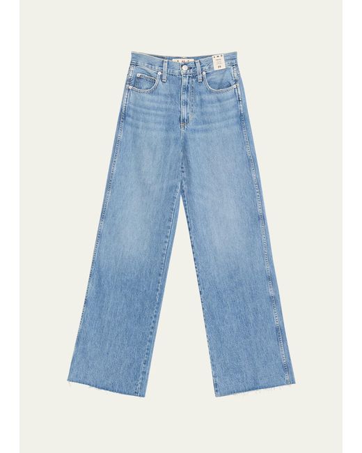 Amo Denim Blue Frida Wide-leg Jeans