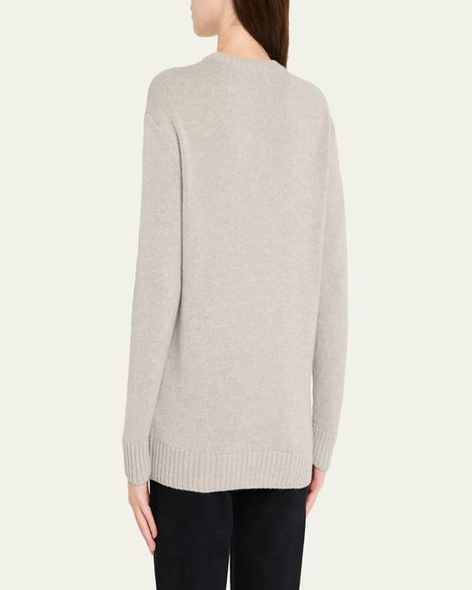 Ralph Lauren Gray Polo Bear Cashmere Sweater
