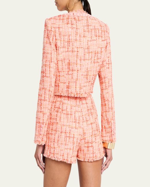 Cinq À Sept Pink Lucie Boucle Audette Jacket