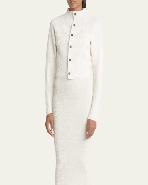 Jacquemus Natural Scala Textured Cardigan