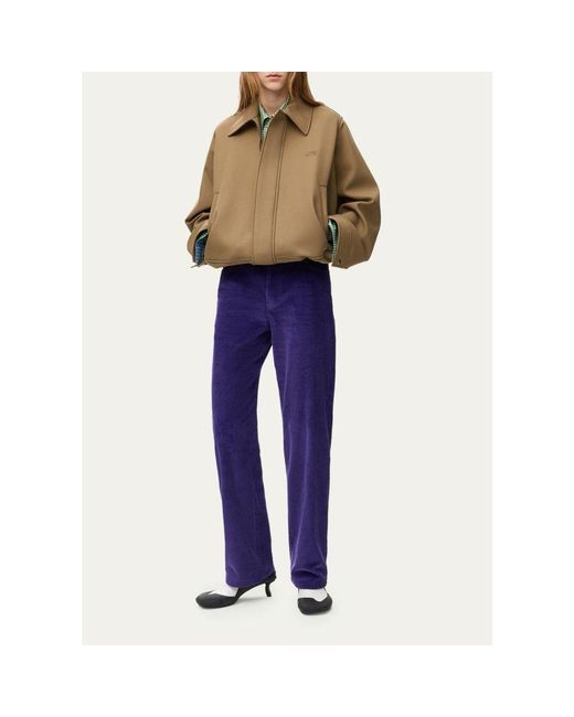 Loewe Natural Cotton Twill Drawstring Balloon Jacket