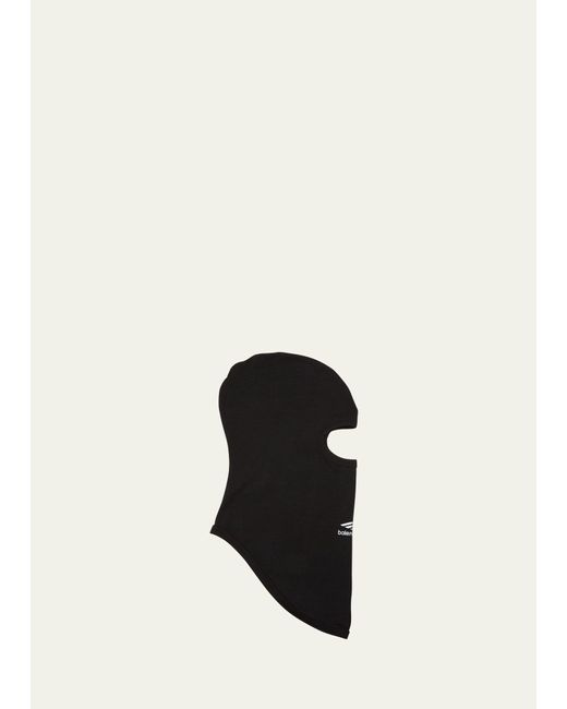 Balenciaga Black Ski Face Mask for men