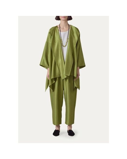 Eskandar Green Dps Jacket Coat