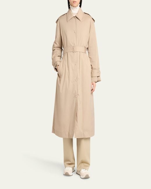 Moncler Natural Yevre Trench Coat
