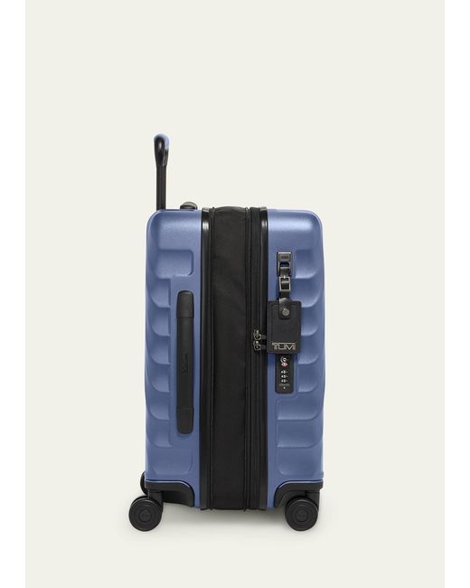 Tumi Blue International Expandable 4-wheel Carry On Luggage
