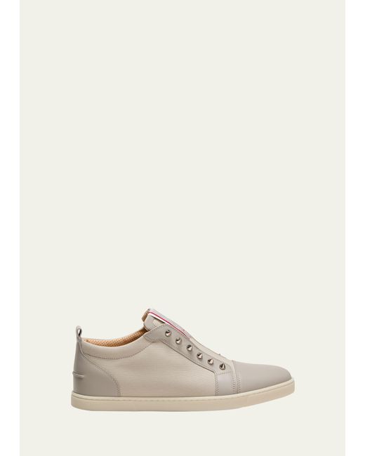Christian Louboutin Natural F. A.v. Fique A Vontade Slip-on Sneakers for men