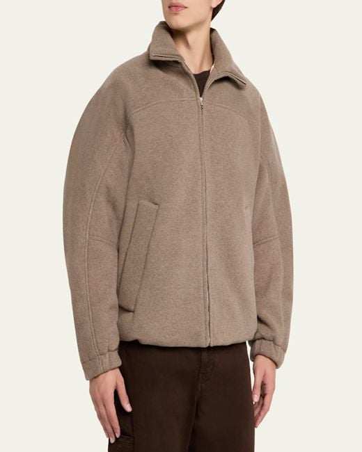 Mordecai Brown Padded Cocoon Blouson Jacket for men