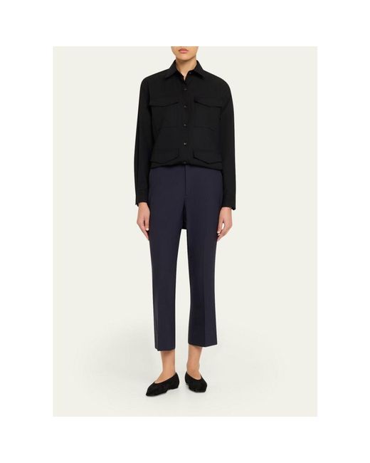 Maria McManus Black Wool Cargo Jacket