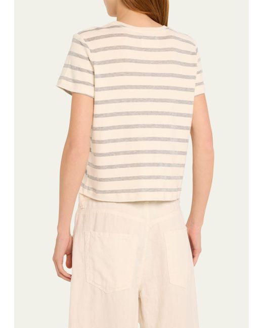 Citizens of Humanity Natural Kyle Stripe Tee