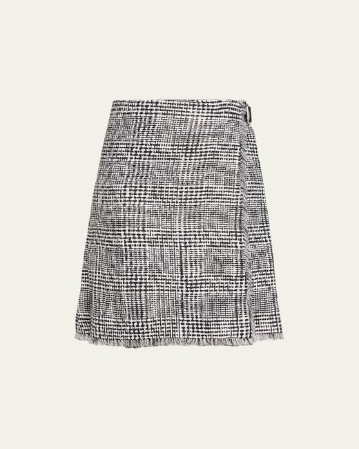 Check Wrap Skirt main image 1
