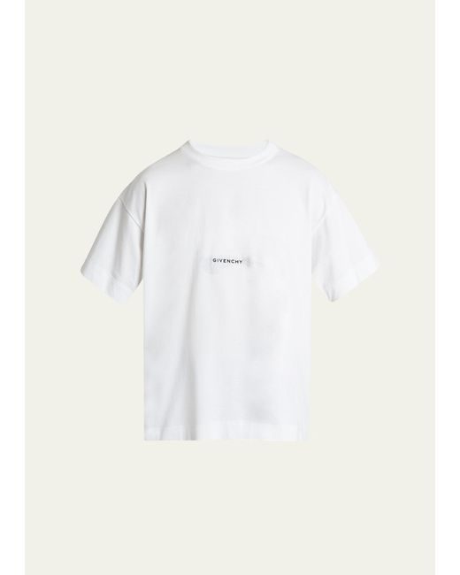 Givenchy Natural Wing Logo Short-sleeve Cotton T-shirt for men