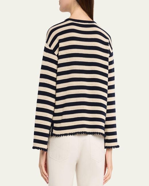 FRAME Black The Easy Captain Pullover