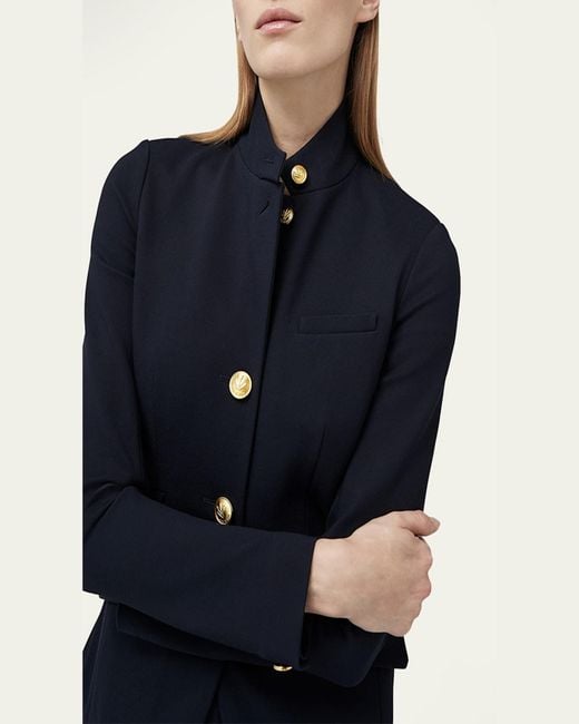 Rag & Bone Blue Slade Ponte Blazer