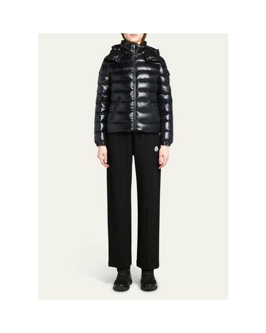 Moncler Black Bady Hooded Short Down Jacket