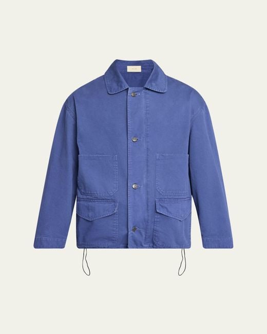 The Row Blue Josha Chore Jacket for men