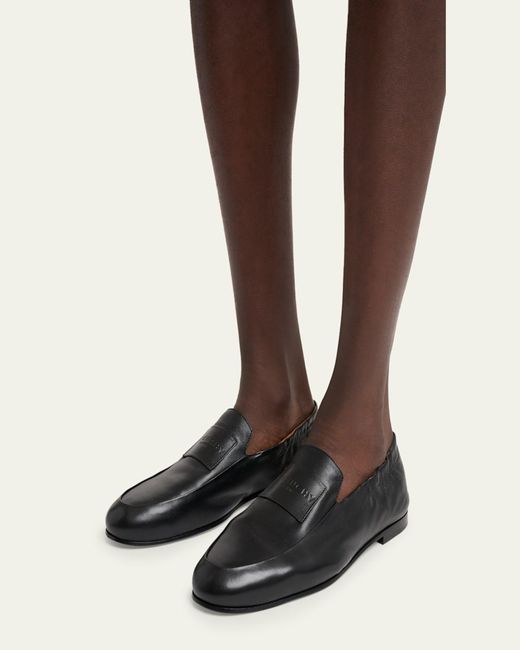Givenchy White Leather Elasticized Loafers for men