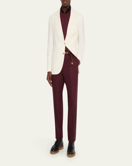 Brunello Cucinelli Natural Cavallery Twill Sport Jacket for men