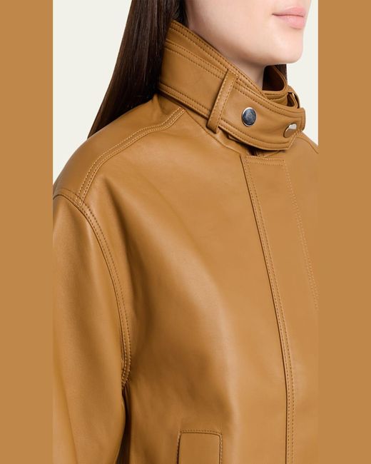 A.L.C. Natural Hudson Leather Jacket