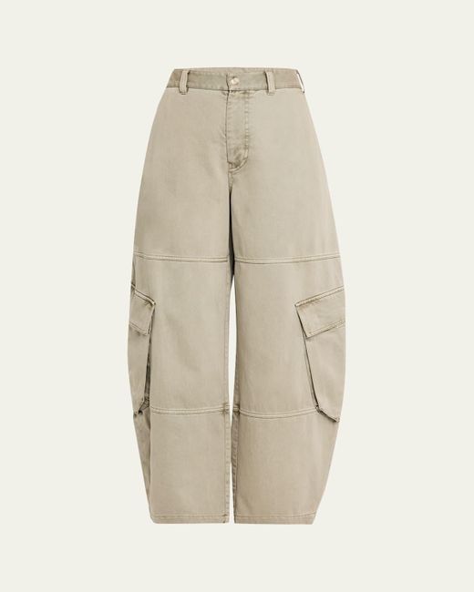 FRAME Natural The Bubble Cargo Pants