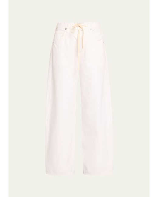 Citizens of Humanity Natural Brynn Wide-leg Drawstring Trousers